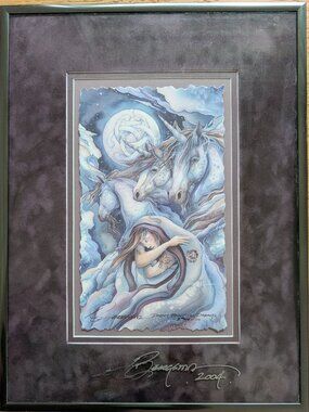 Jody Bergsma Print (2 0f 450) 'Dream Beautiful Dreams' - Hand signed by artist.